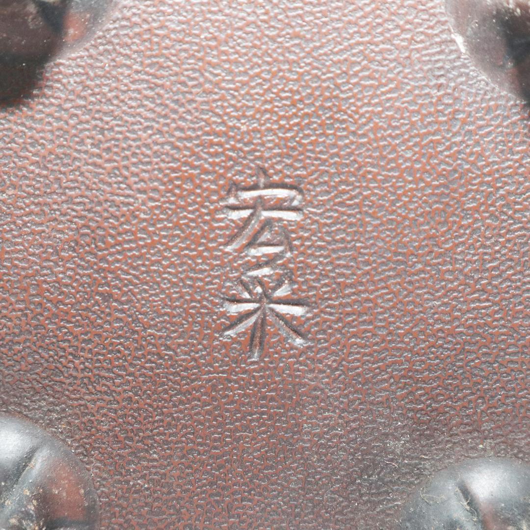 高岡銅器 佐野宏采 山水 風景図 玉乗獅子摘 四足香炉