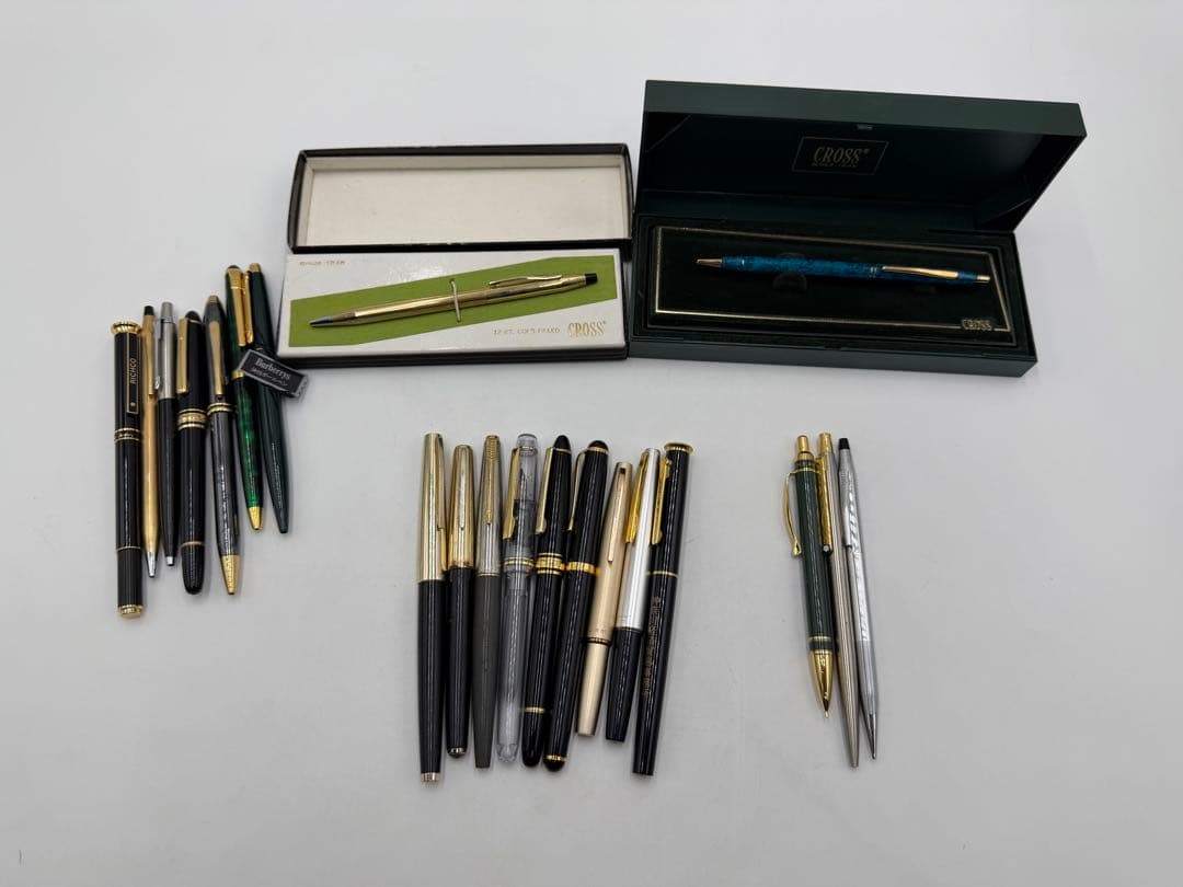 万年筆　ボールペン　シャーペン　ブランド　まとめ　　売り　モンブラン　クロス　等