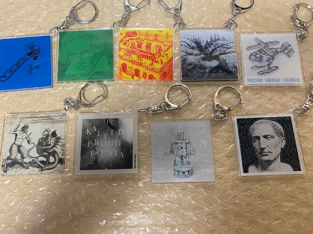 UNISON SQUARE GARDEN シングルジャケットアクリルキーホルダー