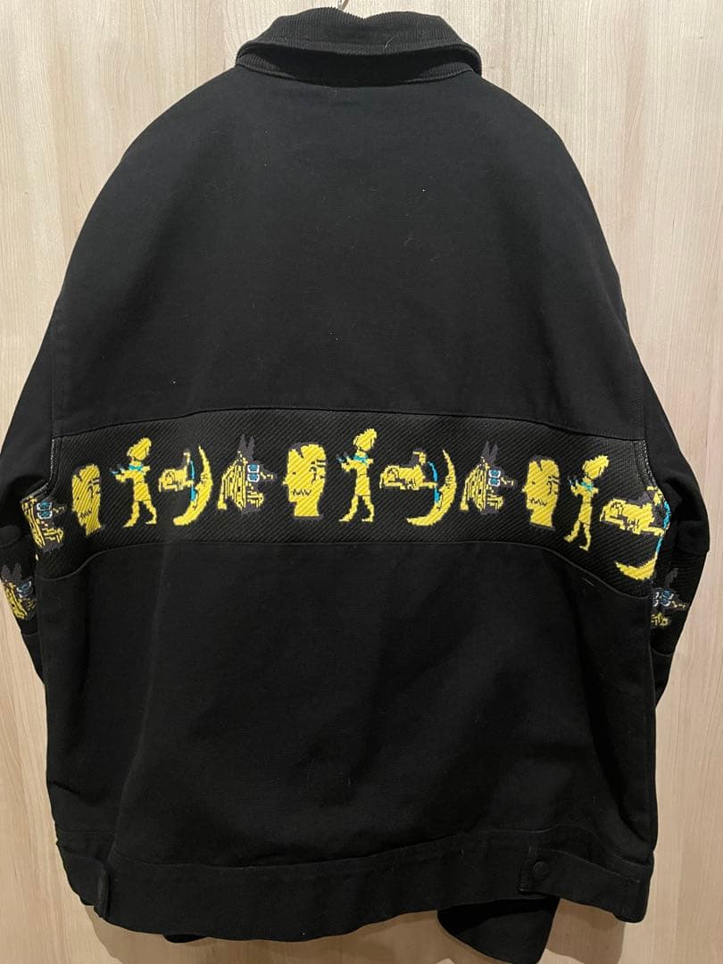 BRAIN DEAD ブラック ジャケット サイズL