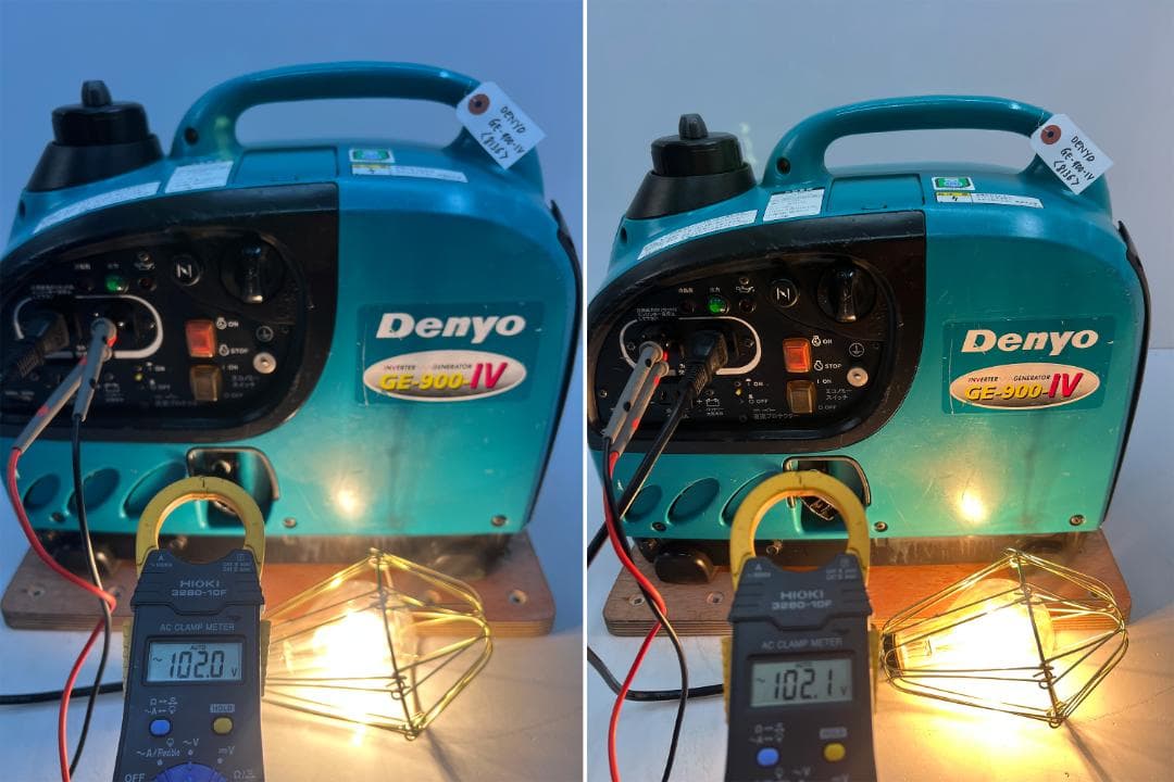 DENYO デンヨー インバーター発電機 GE-900SS-IV★動作良好♪36