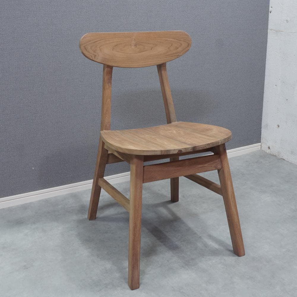 チークチェア（ナチュラル）　ダイニングチェア　無垢　teak シンプル