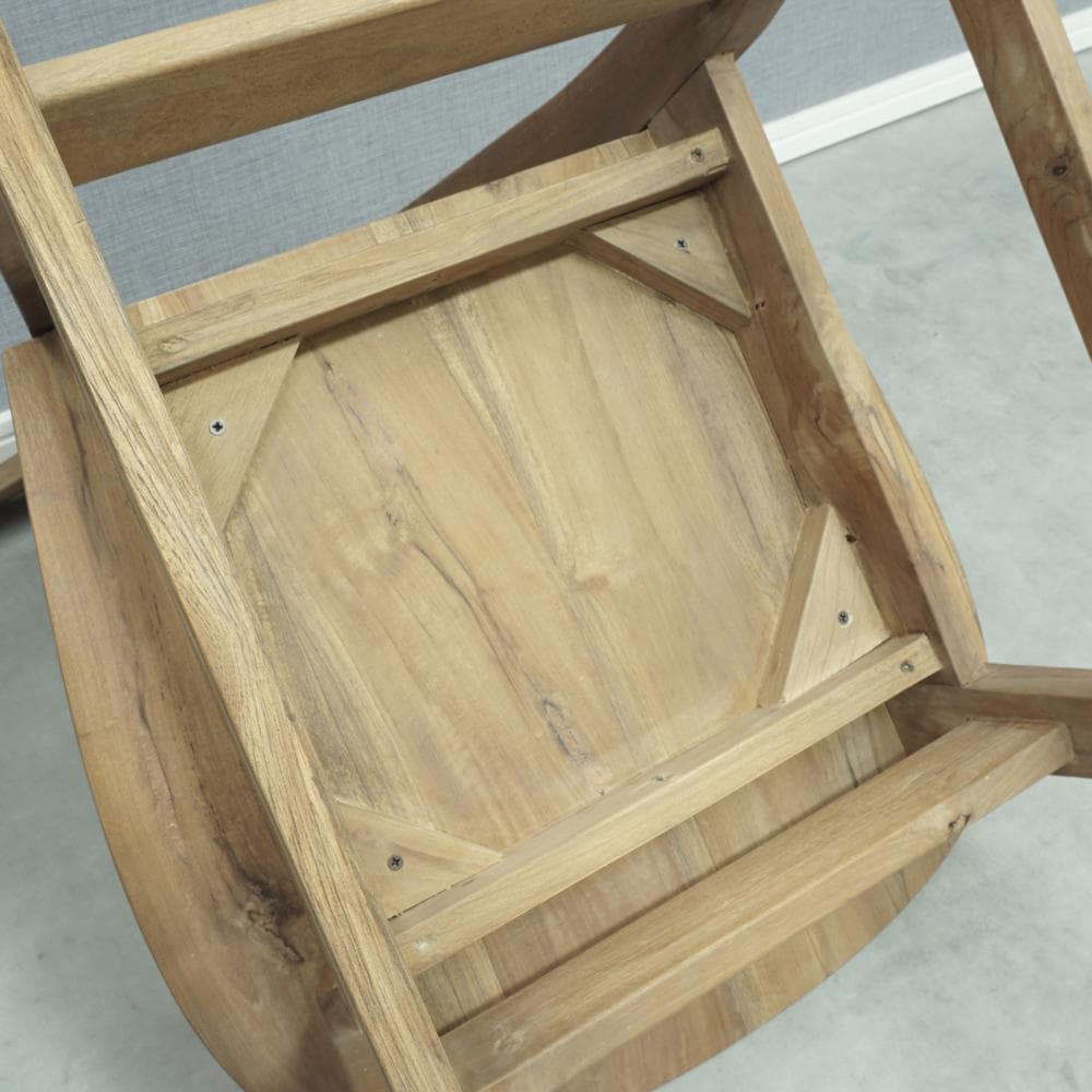 チークチェア（ナチュラル）　ダイニングチェア　無垢　teak シンプル