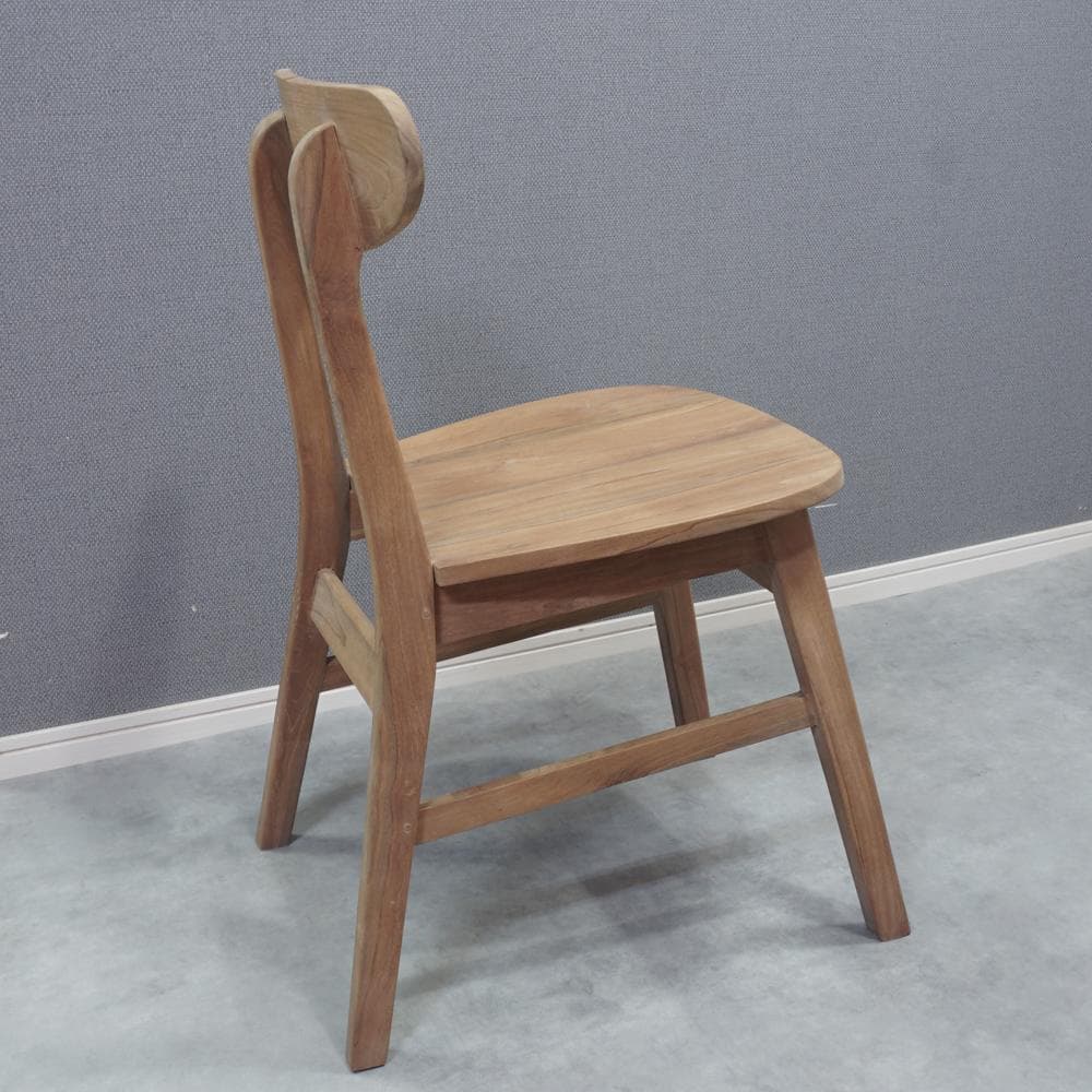 チークチェア（ナチュラル）　ダイニングチェア　無垢　teak シンプル