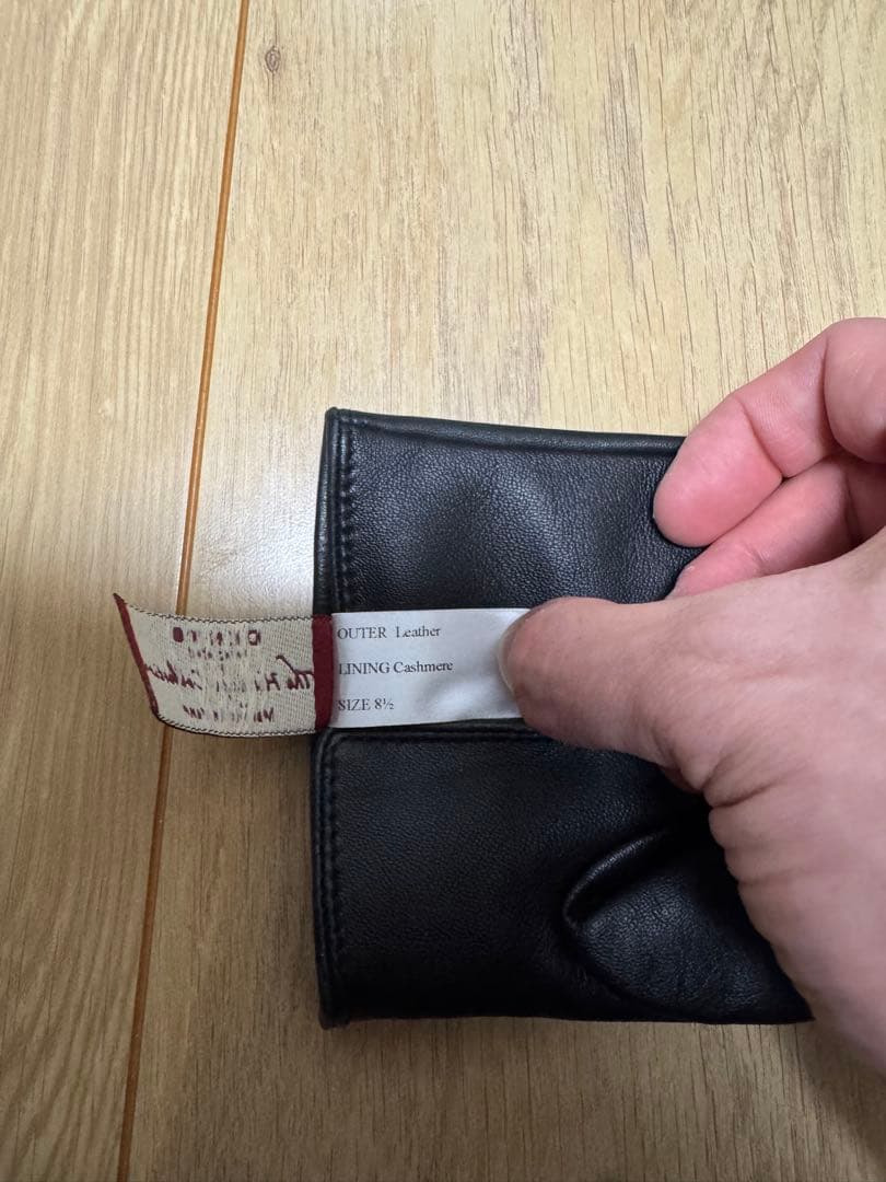 DENTS レザー手袋 ブラック サイズ8 2/1