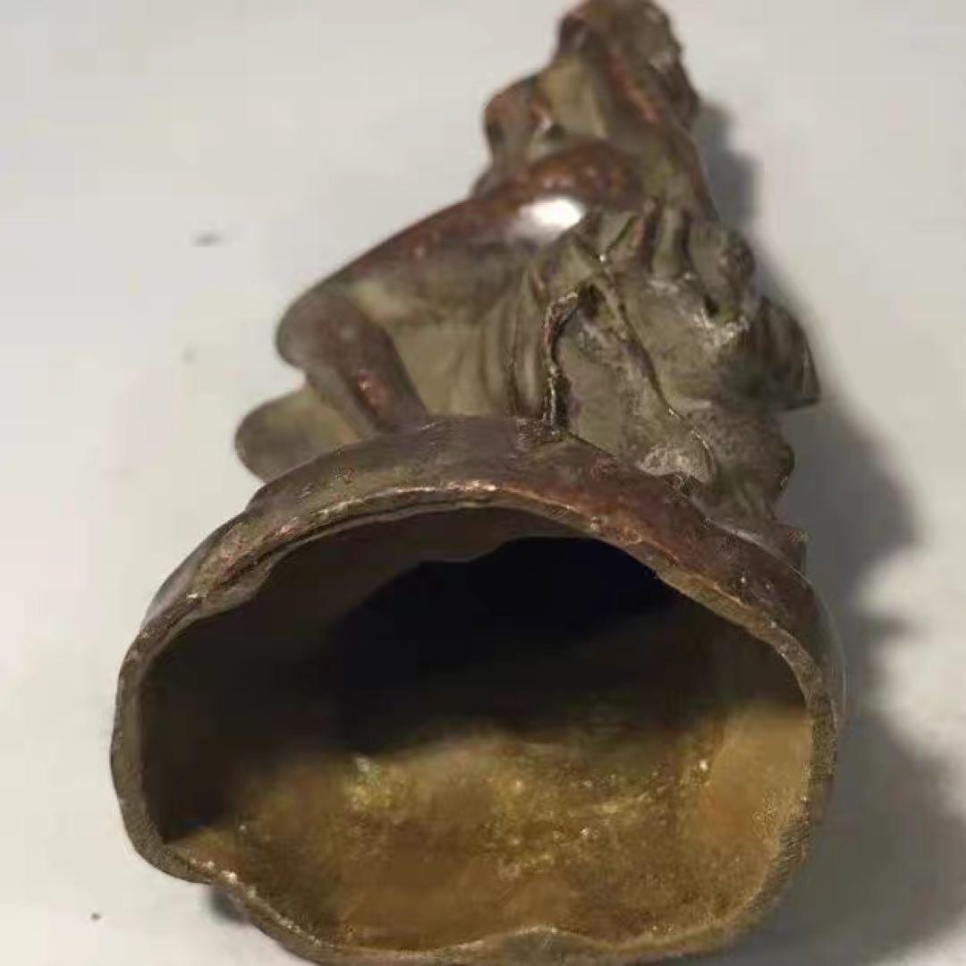 希少　ビンテージ　女神　オブジェ　置物　銅製　希少品　美女　西洋