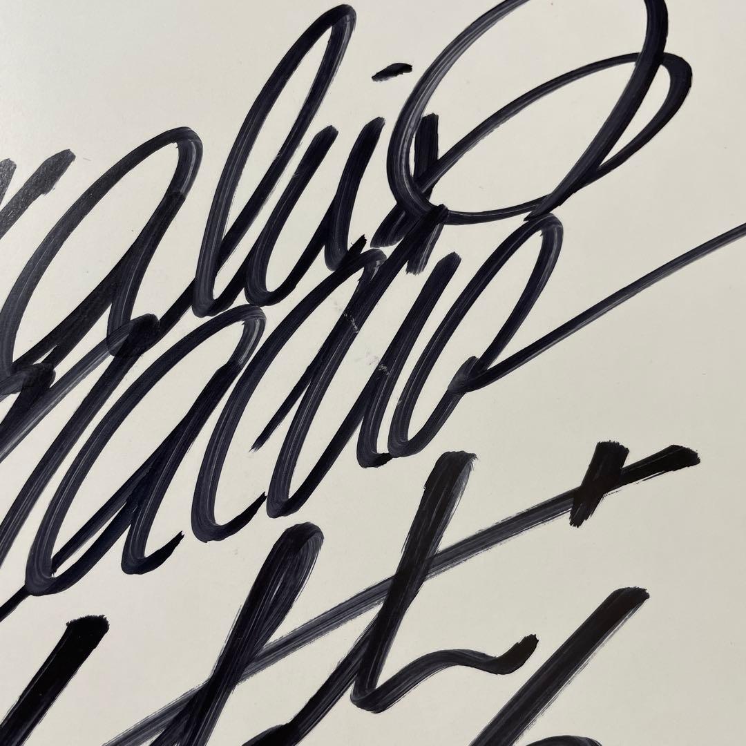 B'z 直筆サイン色紙 BMG色紙