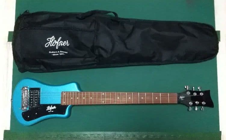 Hofner ヘフナー ショーティ エレキギター 青