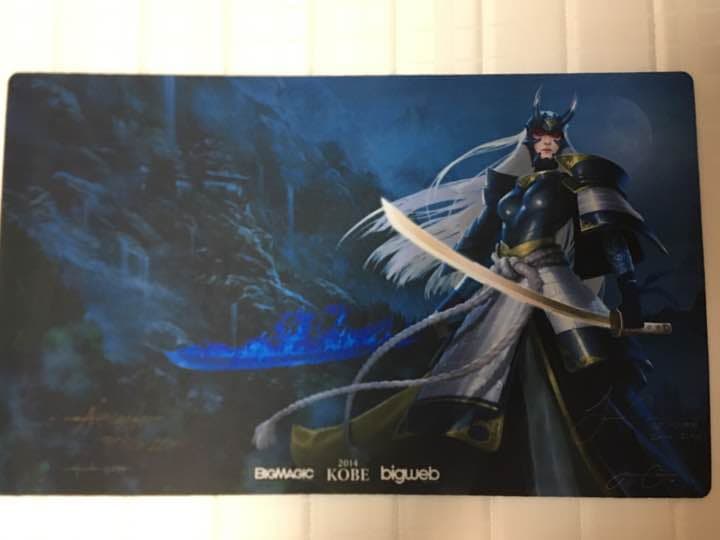 Jason Chan、Rob Alexanderサインドプレイマット GP神戸