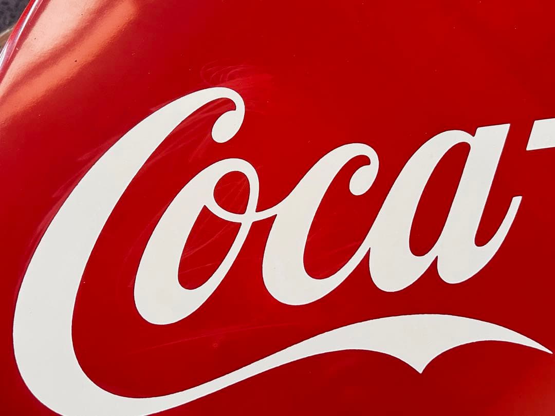 コカコーラ ヴィンテージ 直径60cm 丸型看板