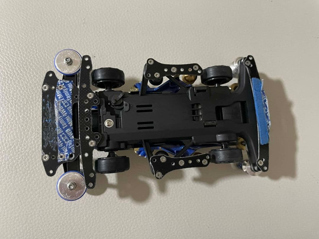 ミニ四駆 ゴールドボディ モーター付き