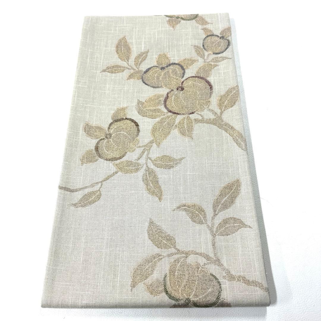 専用帯4648 ●高級 正絹 焼箔紬 六通 袋帯