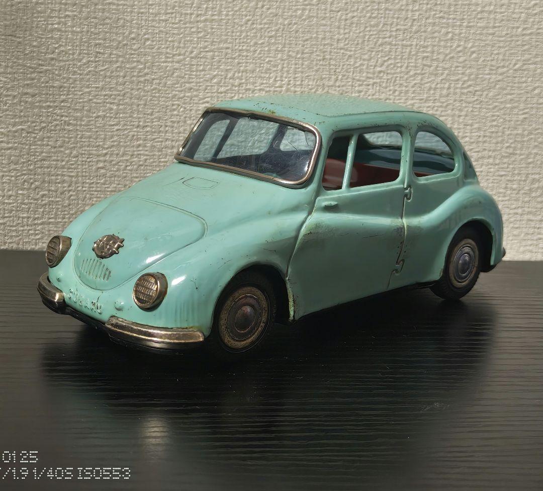 BANDAI　バンダイ　SUBARU　スバル360　左ハンドル　ブリキ　箱なし