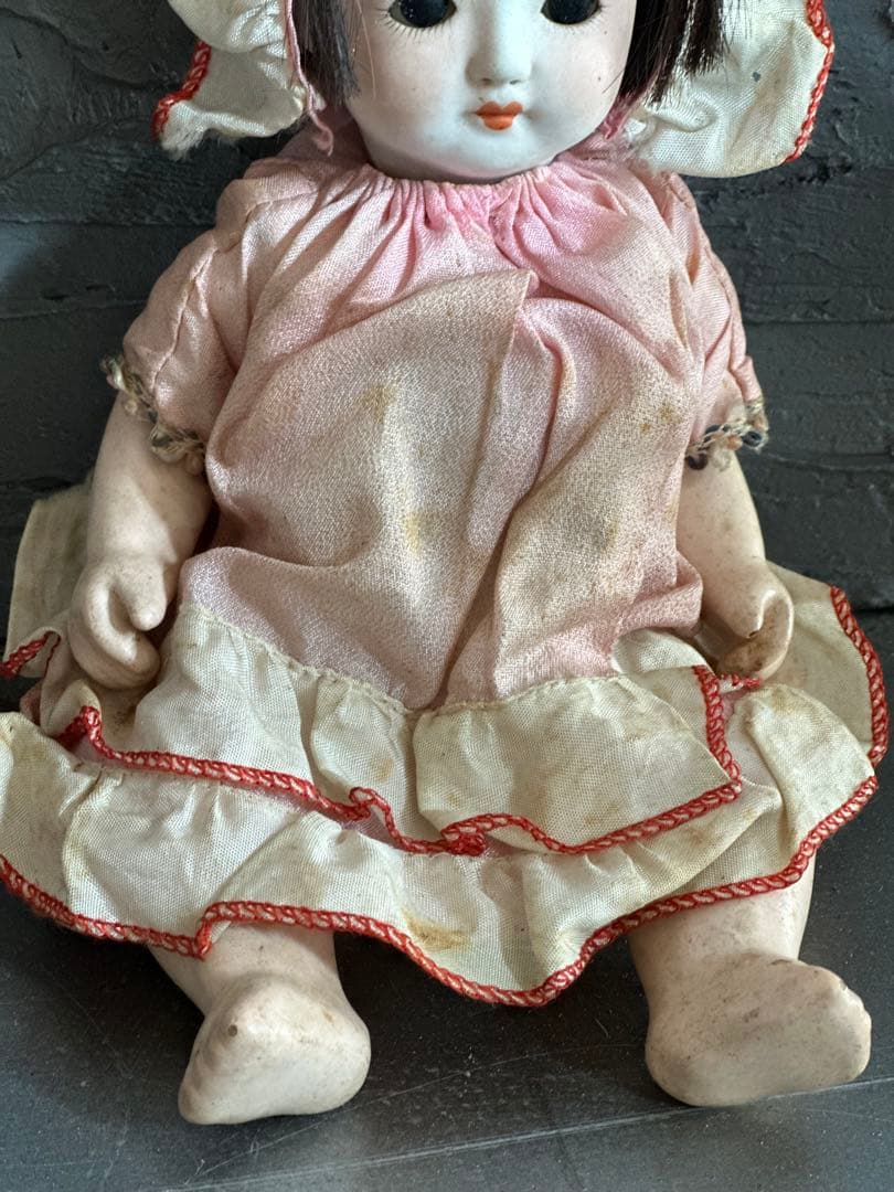 かわいすぎるサクラビスク　陶器製 ピンクドレス