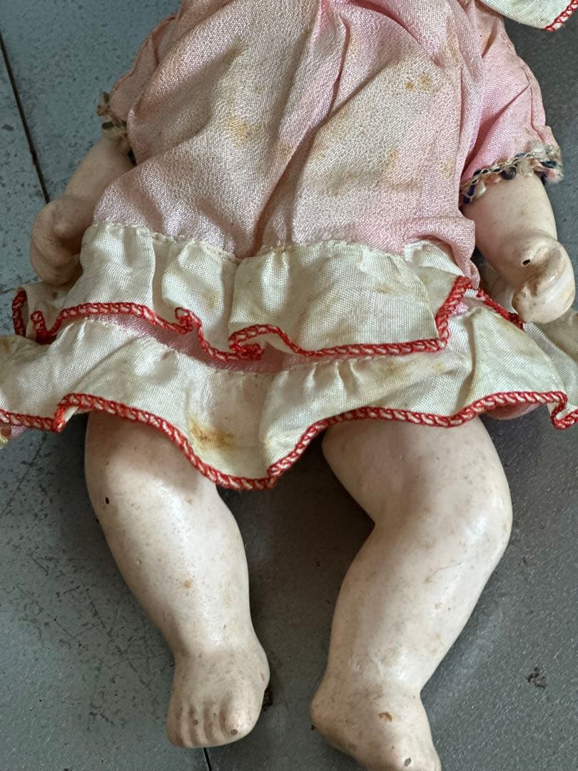 かわいすぎるサクラビスク　陶器製 ピンクドレス