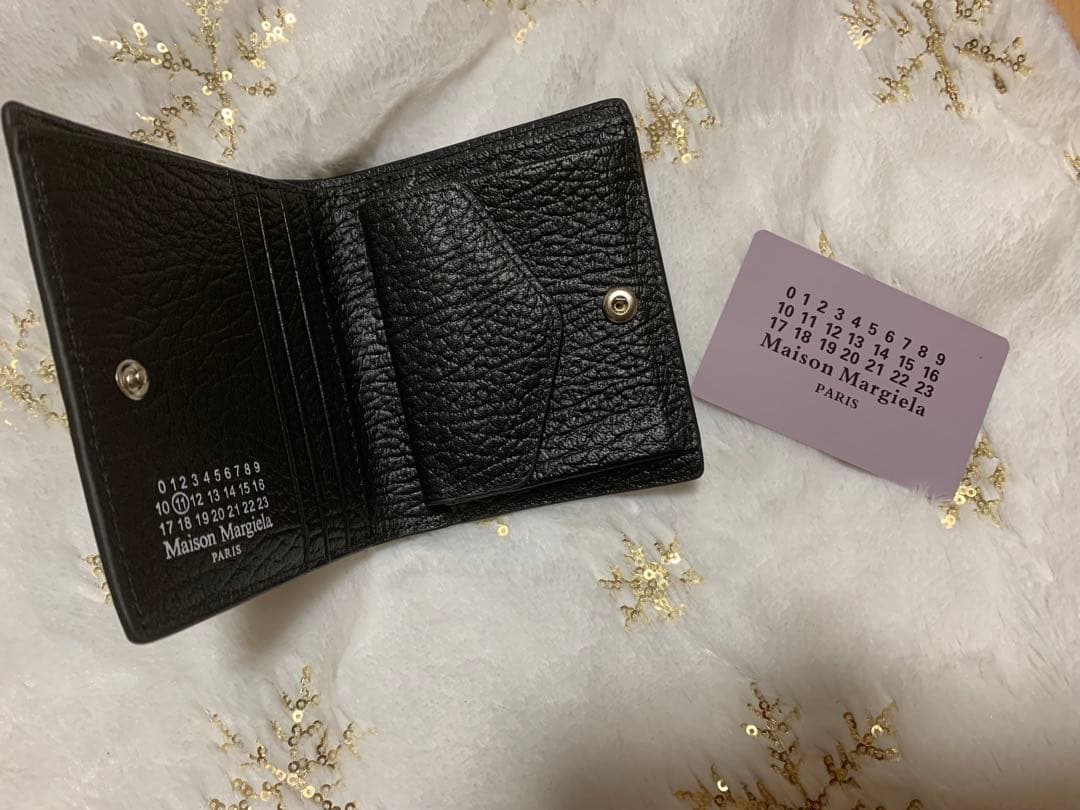 未使用✨Maison Margiela 2つ折り財布 ブラック