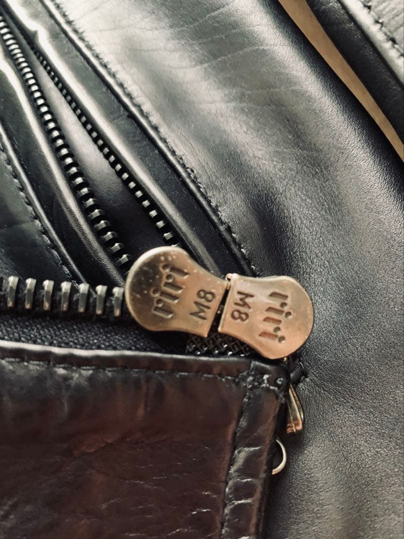 シェラック！展示会オーダー限定ライダース！裏地パイソン高級キュプラ！希少サイズ！