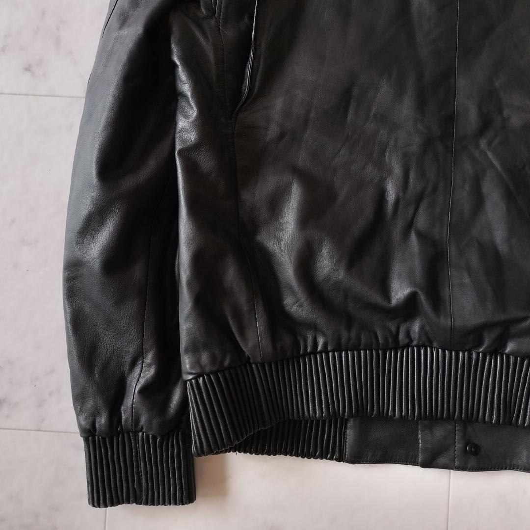 ポールスミス 10AW コレクションモデル 変形襟レザージャケット M ブラック