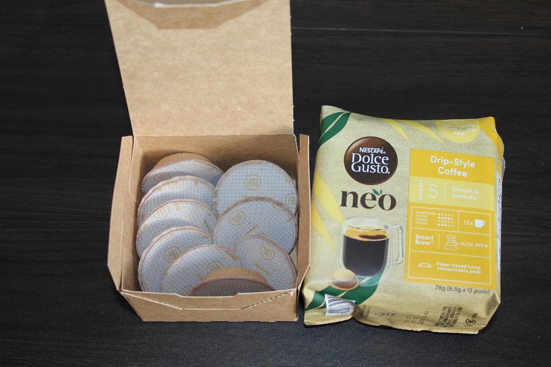 ネスカフェ■ドルチェグスト ネオ本体(白)＋コーヒーカプセル9個■３回のみ使用