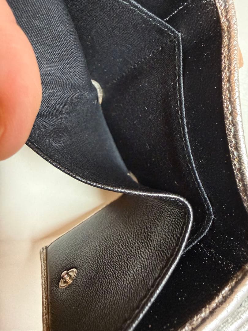 BALENCIAGA　バレンシアガ 三つ折り財布 エブリデイ シルバー