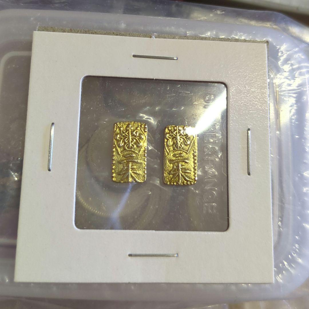 万延二朱金　未~極美品 2枚セット