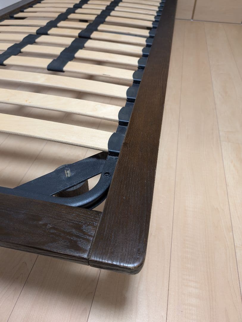 無印良品 ベッドフレーム セミシングル ヘッドボード付