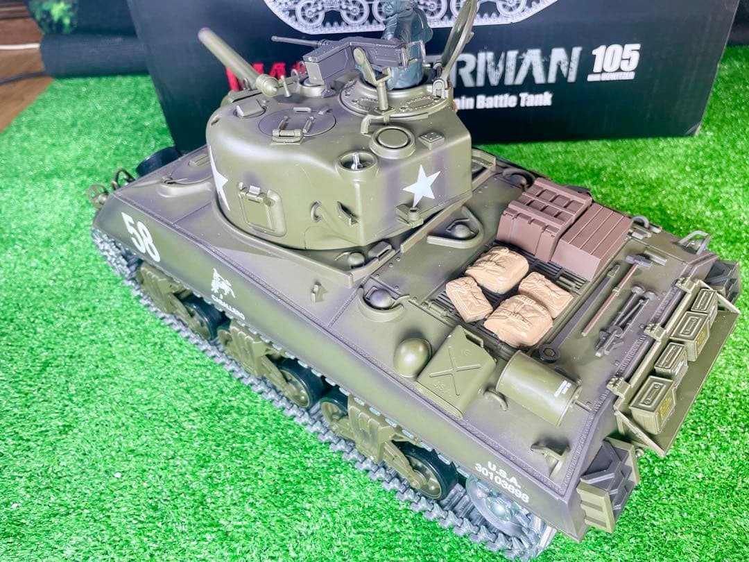 砲身リコイル&メタル版 ヘンロン1/16 U.S. M4A3 SHERMAN
