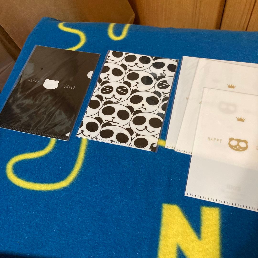 クリアファイル　パンダ　5点セット　ハガキサイズ　新品未使用