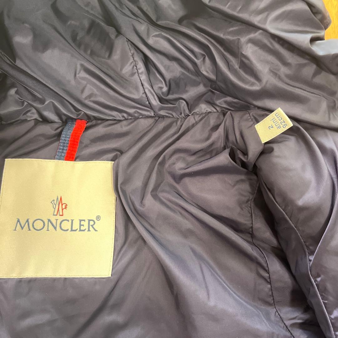 MONCLER ネイビー ダウンコート　ベビー　90