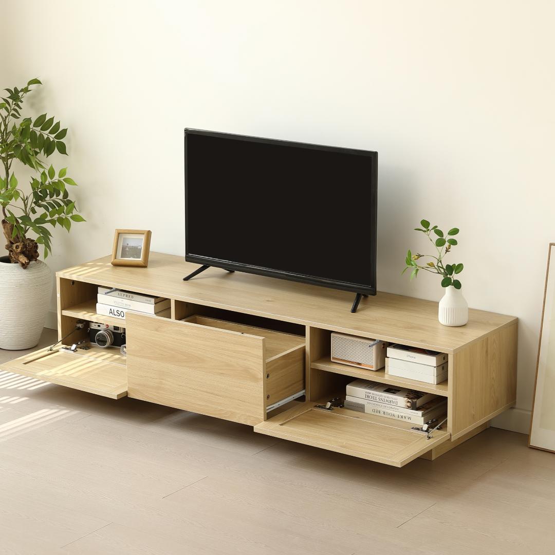 超人気！【幅150cm】テレビ台 ローボード テレビボード ラタンNATURAL