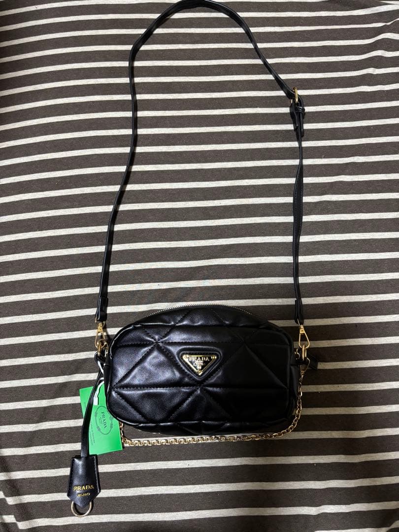 早い者勝ち　PRADA ブラック ショルダーバッグ2WAY ノベルティ　新品