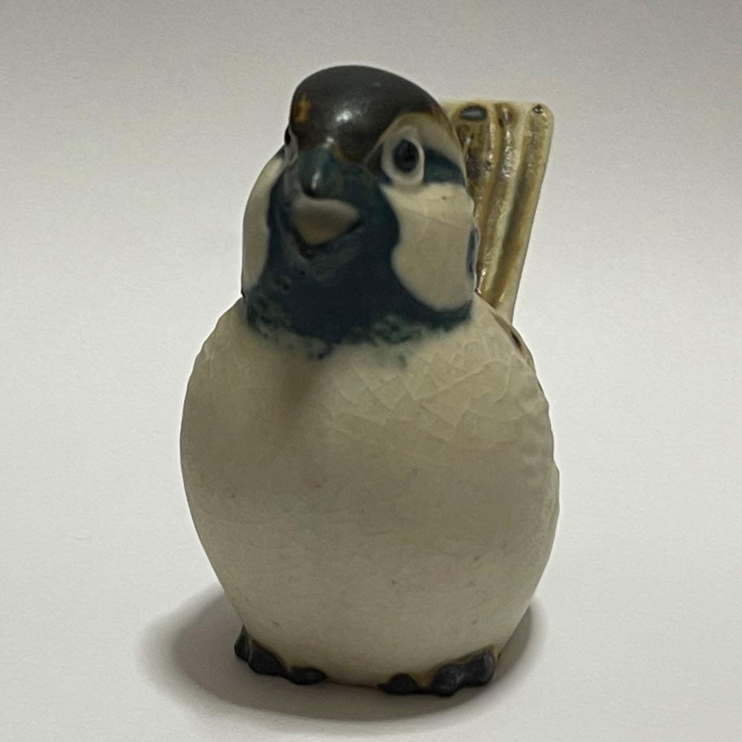 一技庵 林沐雨 群雀 京焼 置物