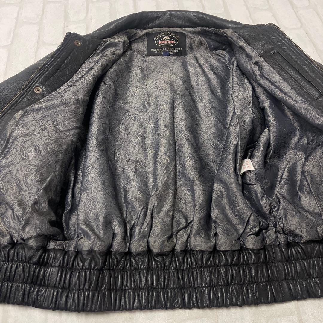 値下げ クシタニ KUSHITANI 日本製 牛革 レザー ライダースジャケット