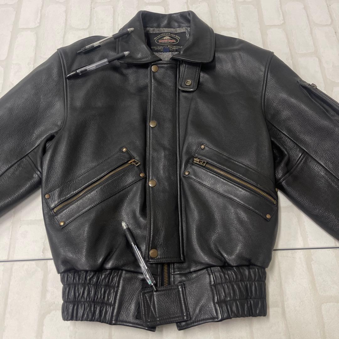 値下げ クシタニ KUSHITANI 日本製 牛革 レザー ライダースジャケット
