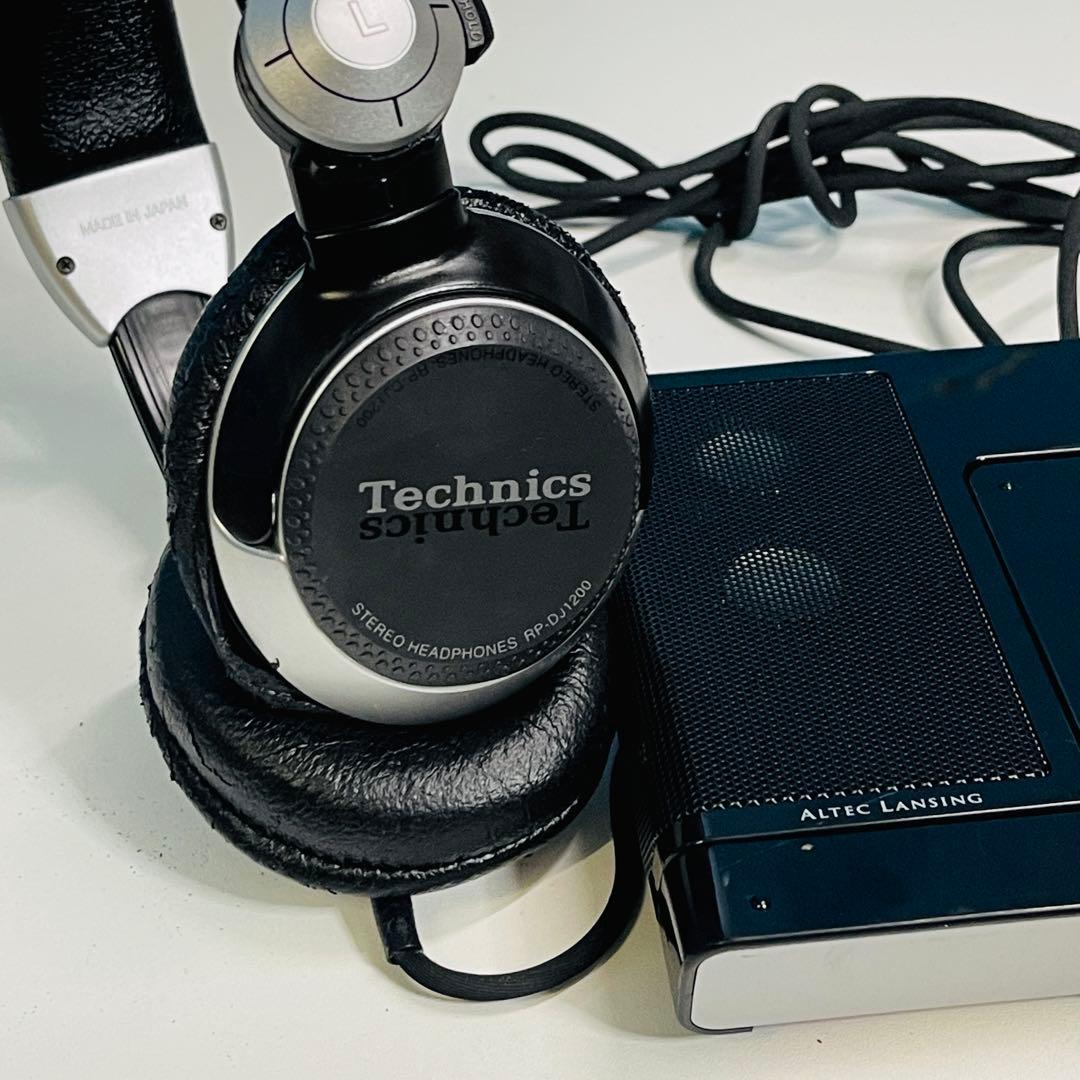 テクニクス ヘッドフォン RP-DJ1200 アルテックランシングスピーカー付き