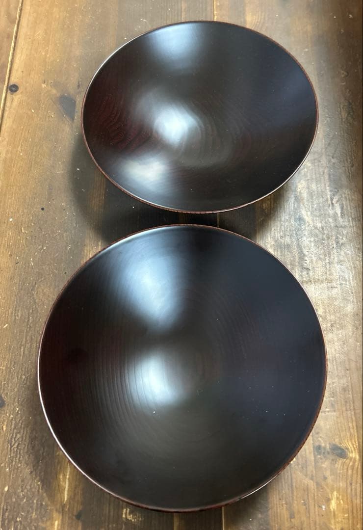 山中漆器　木製　天然木　深皿　越前漆器　丼
