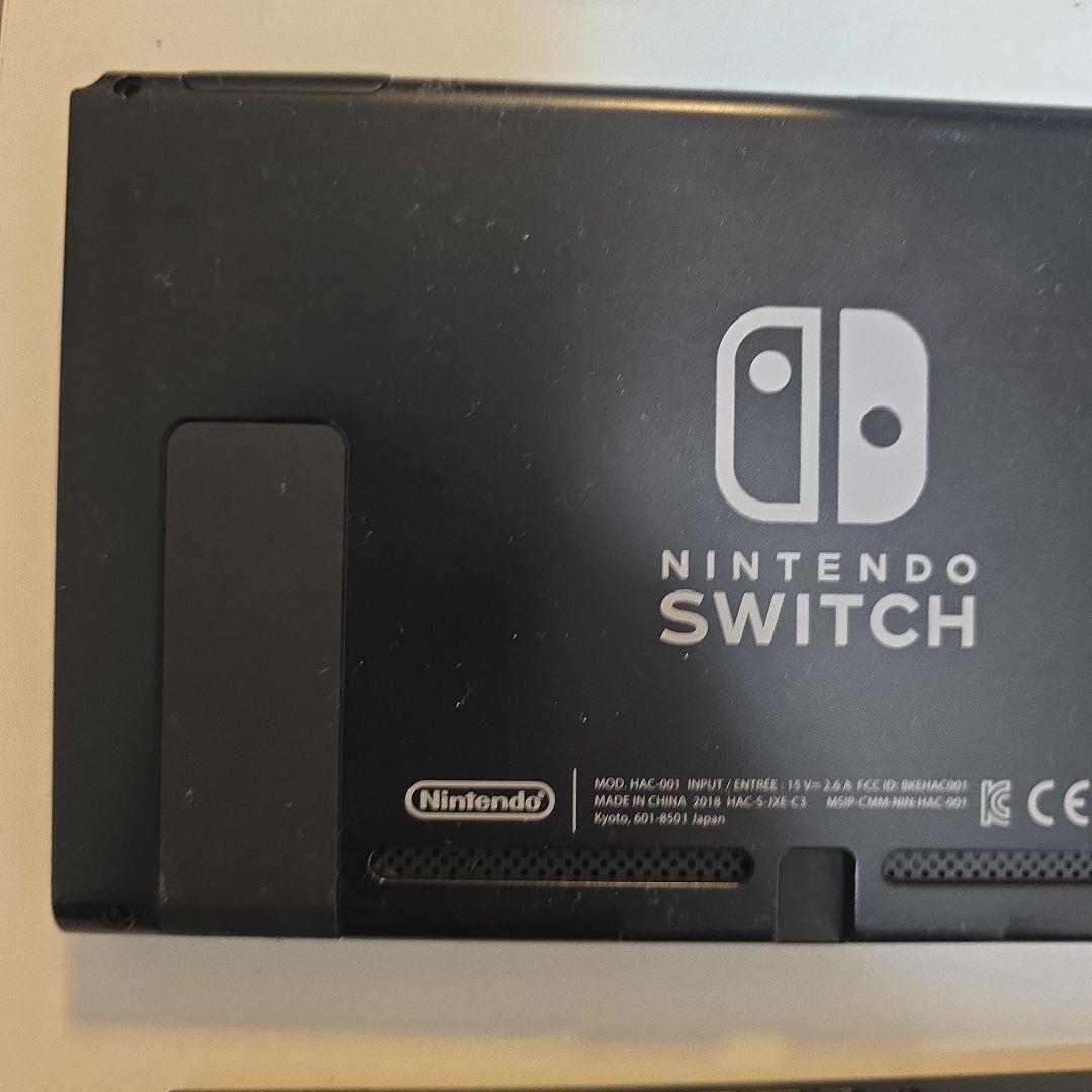 d*3様 【ジャンク品】Nintendo Switch 本体 透明ジョイコン バ