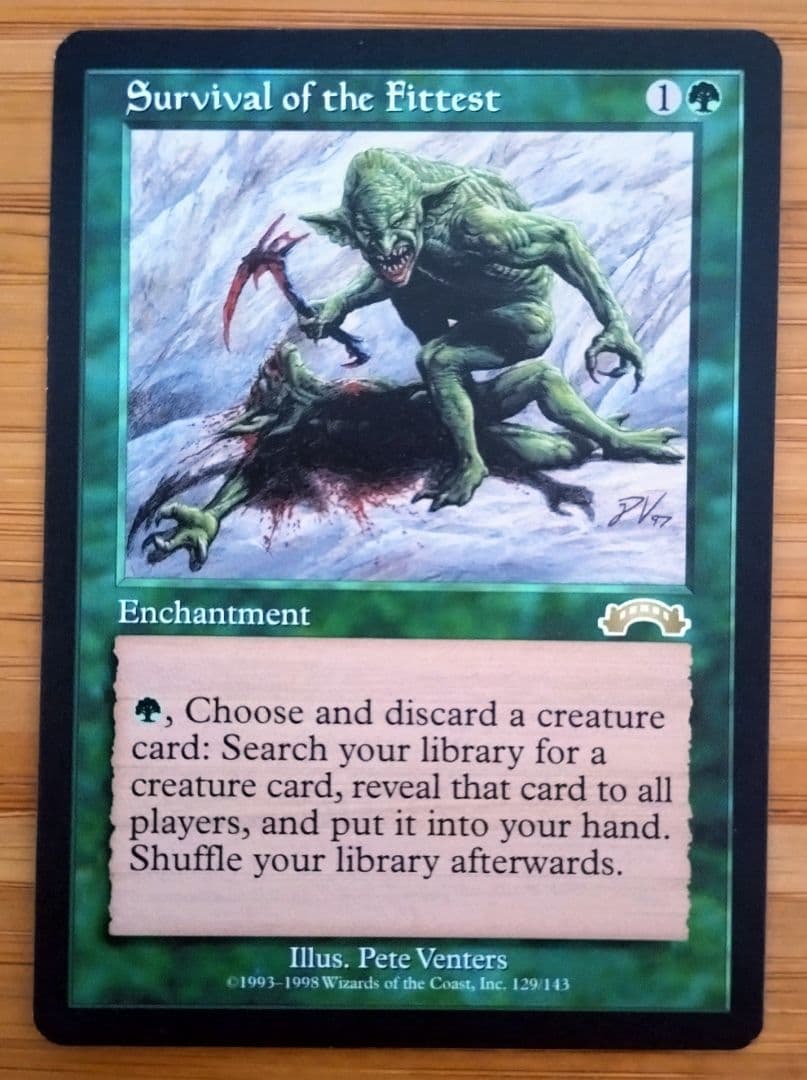 MTG 適者生存　Survival of the Fittest 英語版