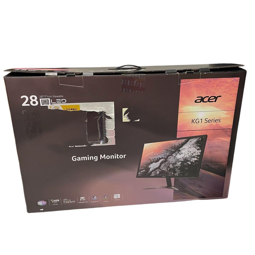 【美品】acer ゲーミングモニター ディスプレイ 28インチ4K KG281K
