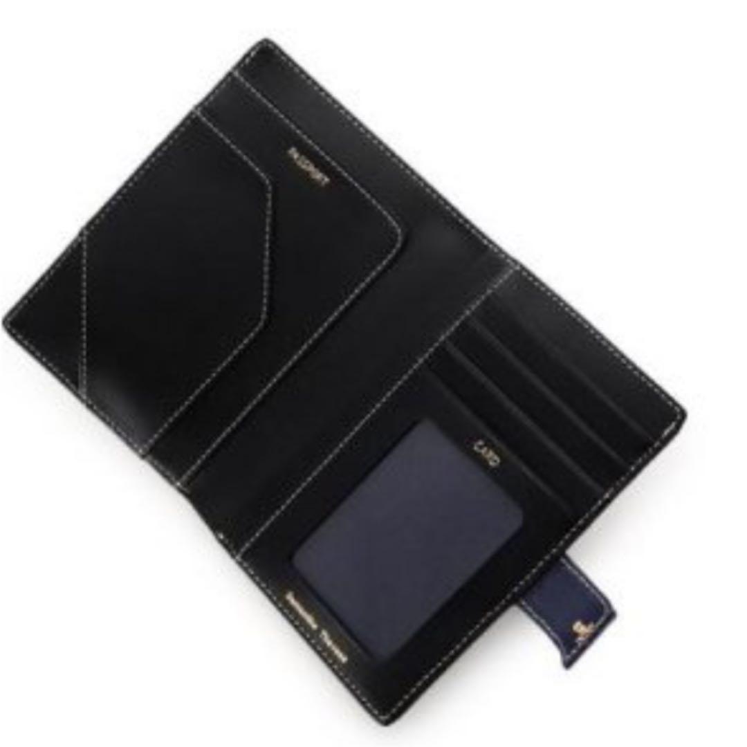 サマンサタバサ パスポートケース ブラック