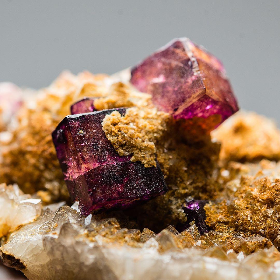 ドイツ フローライト 天然石 原石 鉱物標本 鉱石 蛍石 9863 水晶