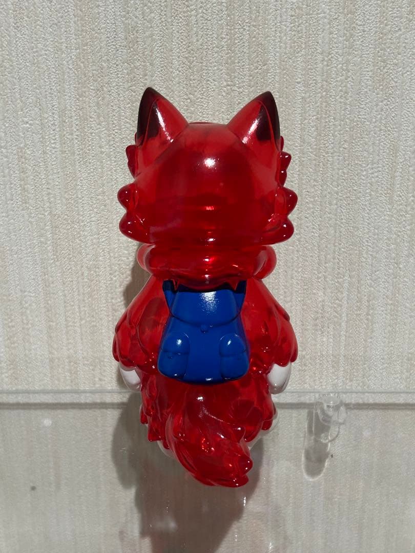 おおかみくん　ゲームカラーレッド　ソフビ　あらいきりこ　ヘッダー有ります