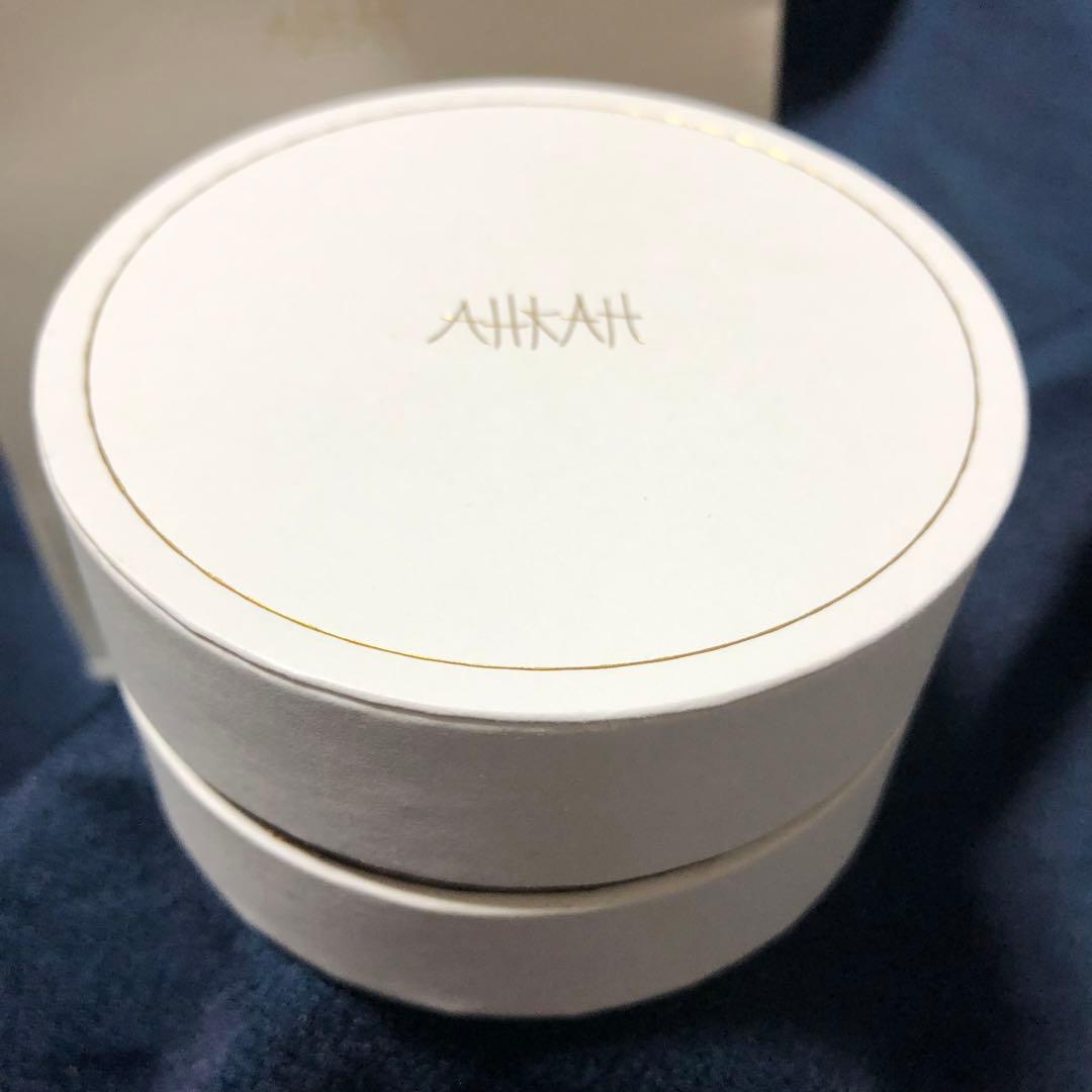 花 AHKAH K18イエローゴールド ピンクサファイアヌーディーピアス