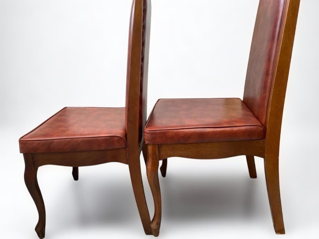 オリバー　アンティーク　鋲打ち　クラシック　２脚セット　05c20