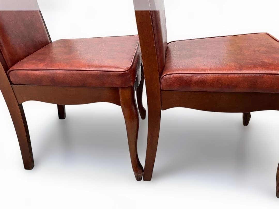 オリバー　アンティーク　鋲打ち　クラシック　２脚セット　05c20