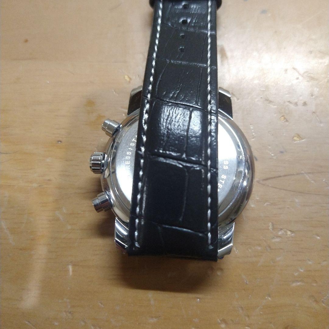 ひー様ZEPPPELIN飛行船100周年モデル クロノグラフ クォーツホワイト