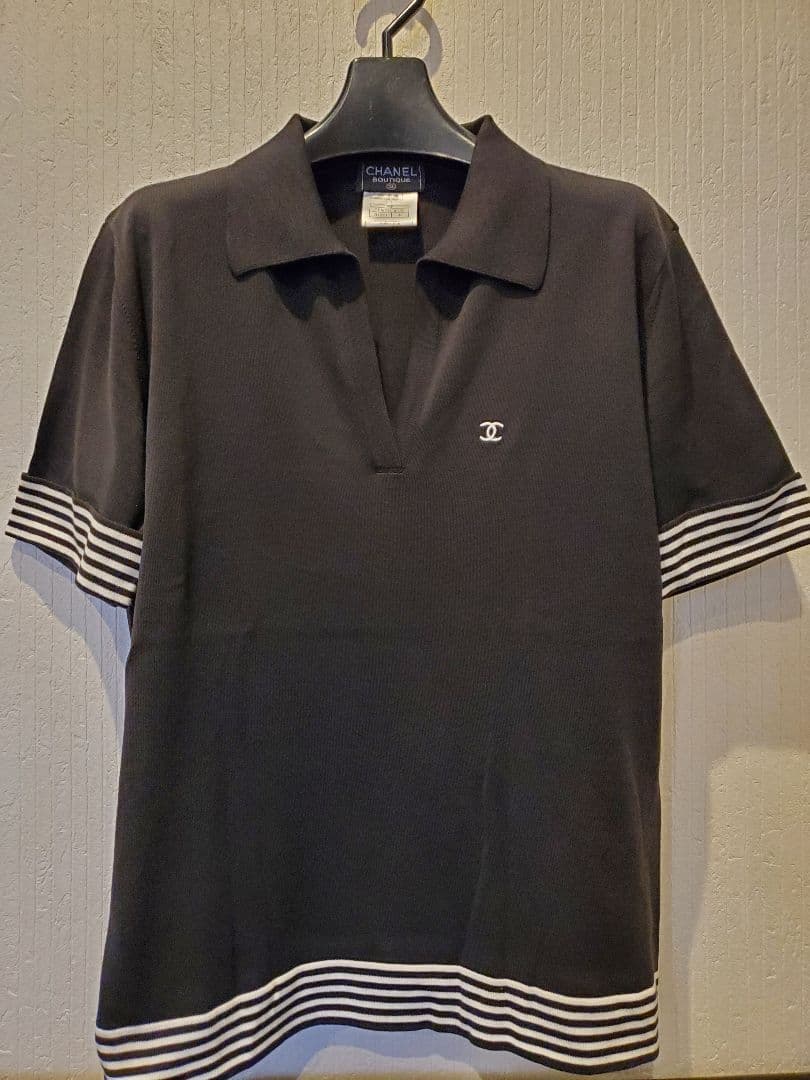 ☆okachan ☆ブラック ポロシャツ 42