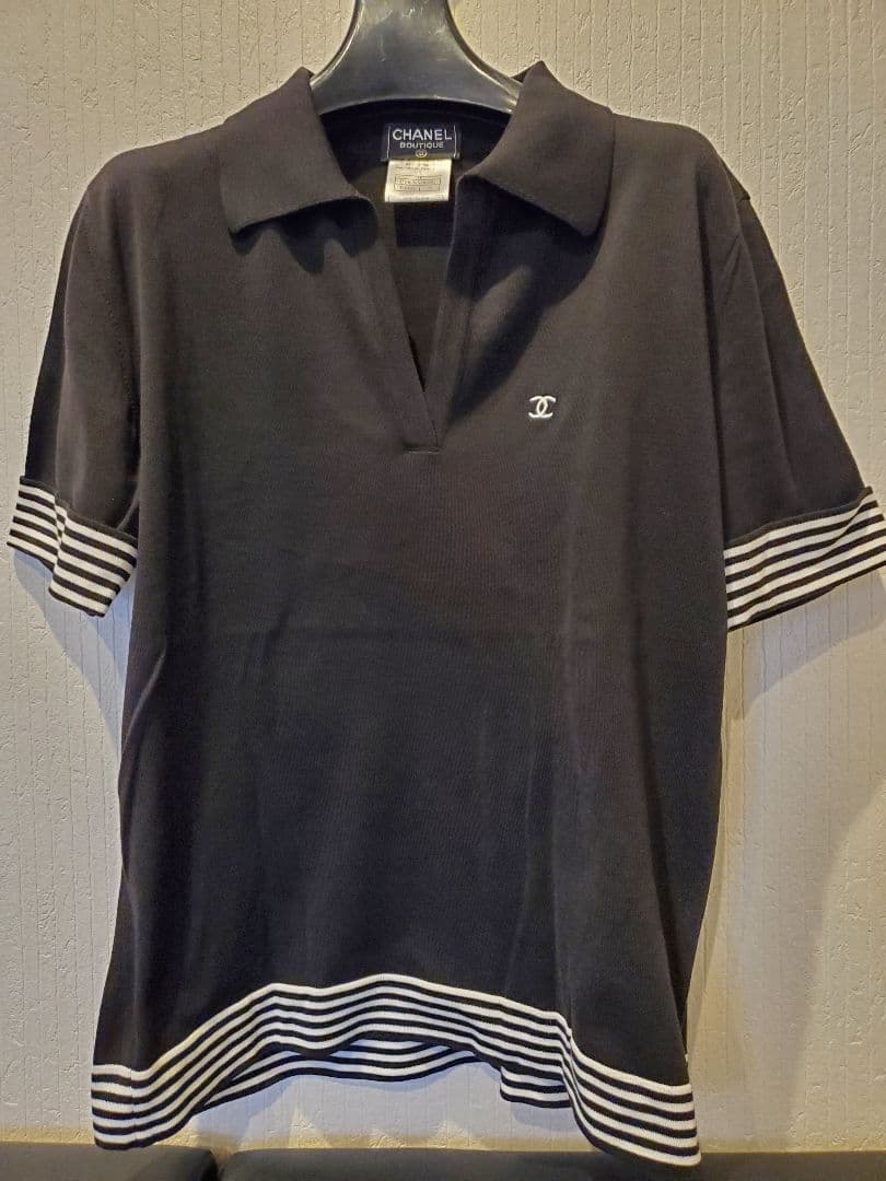☆okachan ☆ブラック ポロシャツ 42