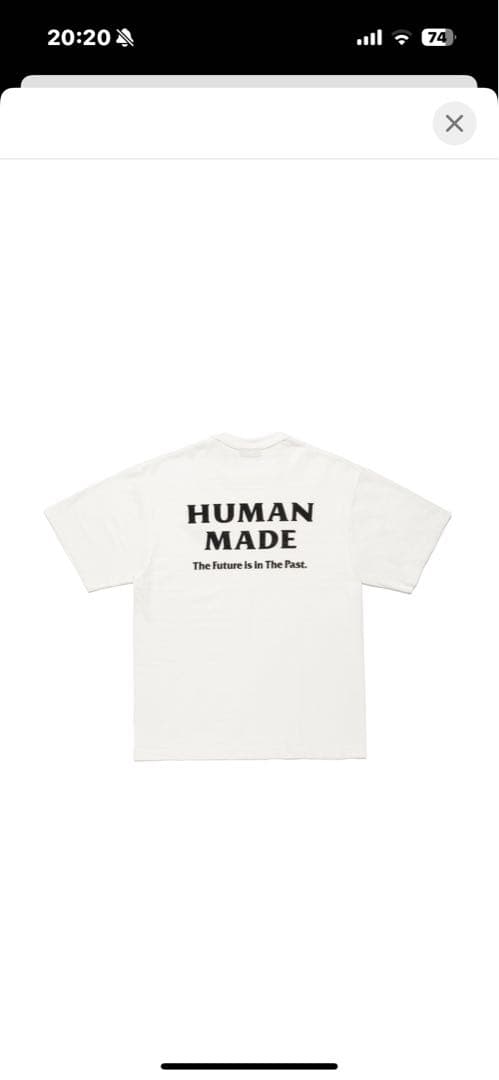 HUMAN MADE x RED WING GRAPHIC T-SHIRT 白