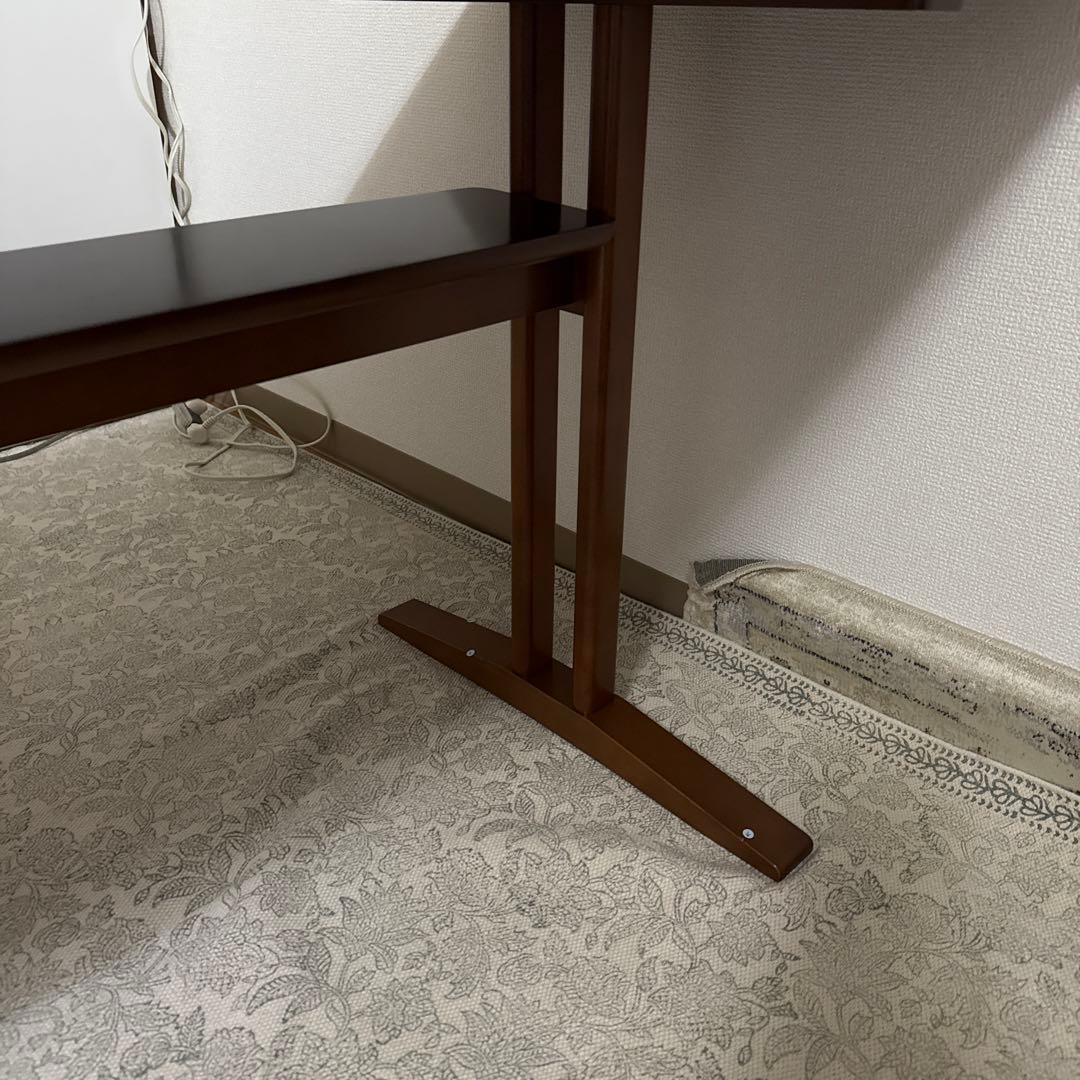 美品　カリモク60+ カフェテーブル1200［T36420HW］